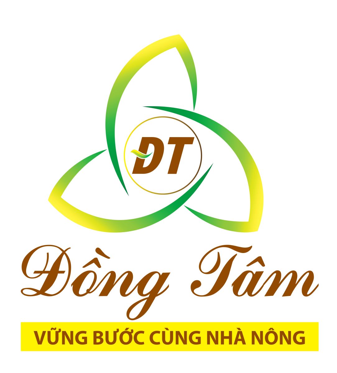 Logo Đồng Tâm - Vững bước cùng nhà nông